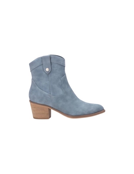 REFRESH 171945 stivaletti donna in similpelle color jeans