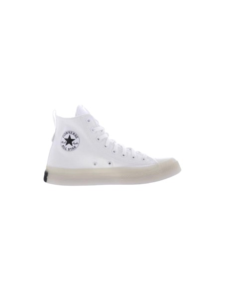 Converse Chuck Taylor All Star High A02410C  sneakers uomo in tela bianco