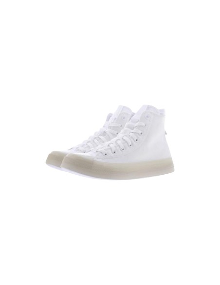 Converse Chuck Taylor All Star High A02410C  sneakers uomo in tela bianco