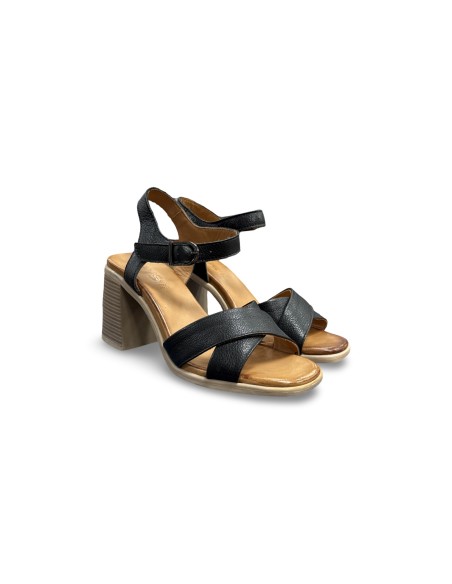 Keys  K-7991 sandali donna in pelle nero