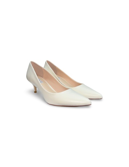 Keys K-9111 decollete' donna in pelle color panna
