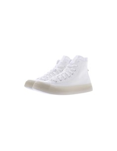 Converse Chuck Taylor All Star High A02410C sneakers uomo in tela bianco 2