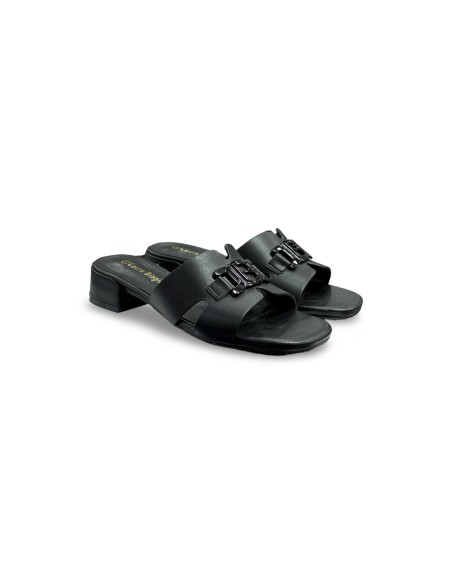 LAURA BIAGIOTTI 8501 sandali donna in similpelle nero