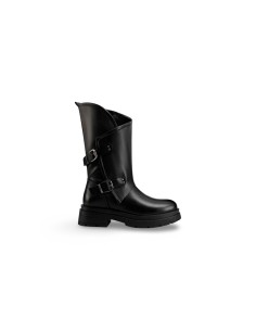Queen Helena X31-64 stivaletti donna in similpelle nero