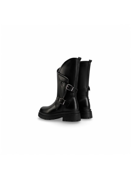 Queen Helena X31-64 stivaletti donna in similpelle nero