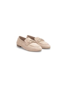 Xti 144069 mocassini donna in camoscio beige