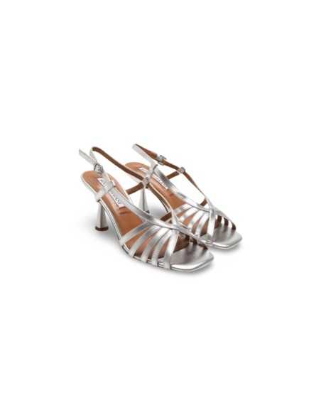 SOLO SOPRANI SOLO23SA 313 sandali donna in similpelle argento