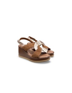 Igi&Co 3688111 sandali donna in pelle e camoscio cipria camel