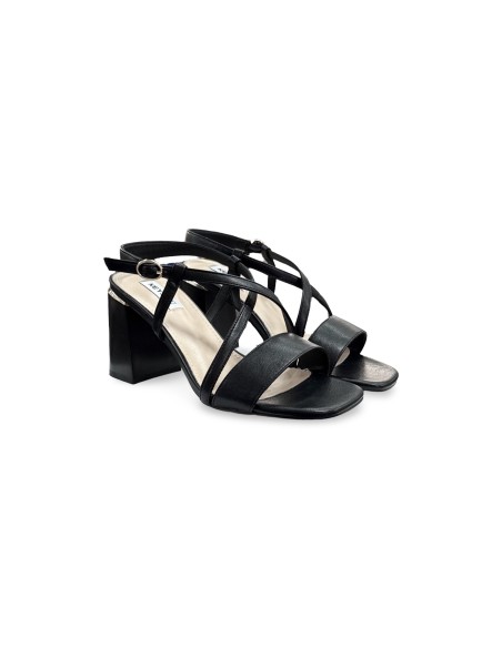 Keys K-10782 sandali donna in pelle nero