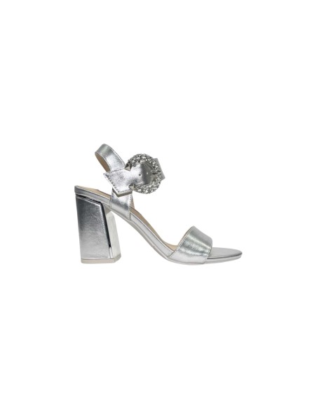 SOLO SOPRANI SOLO41SA 333 sandali donna con tacco in similpelle argento