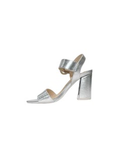 SOLO SOPRANI SOLO41SA 333 sandali donna con tacco in similpelle argento 2