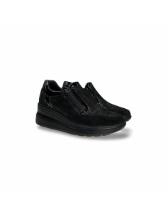 Enval Soft 6779700 slip on donna in camoscio nero