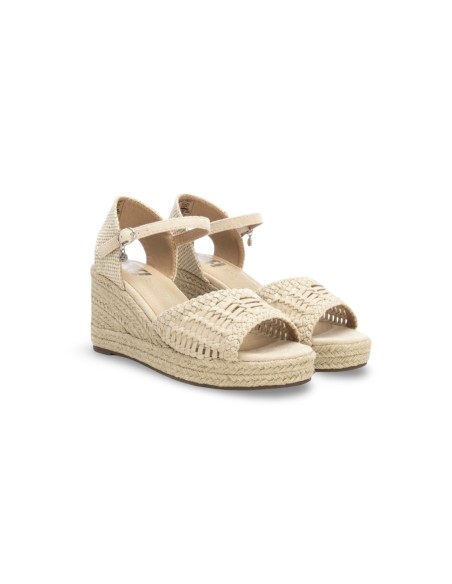 Xti 143975 sandali donna in tessuto beige