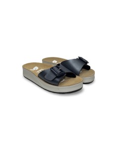 Eco Bio Ponza14/2 sandali donna in pelle perla blu