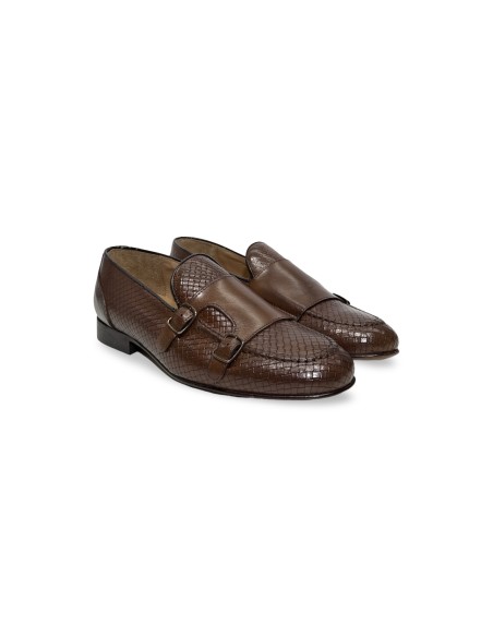 Ferrino Milano 106 mocassini uomo in pelle di vitello cuoio
