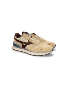 Mizuno RB87 D1GA235222 sneakers uomo in pelle e camoscio bordeaux/beige