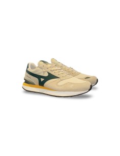 Mizuno RB87 D1GA235220 sneakers uomo in camoscio e pelle verde/beige