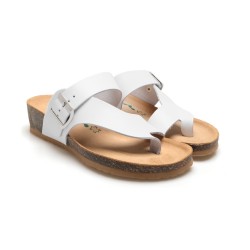 Bionatura 12A2423-I-BYCBIA sandali donna in pelle bianco