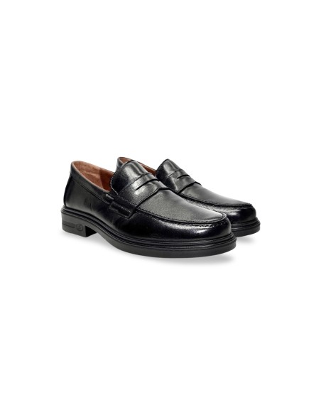 Luisetti 33660ST mocassini uomo in pelle nero