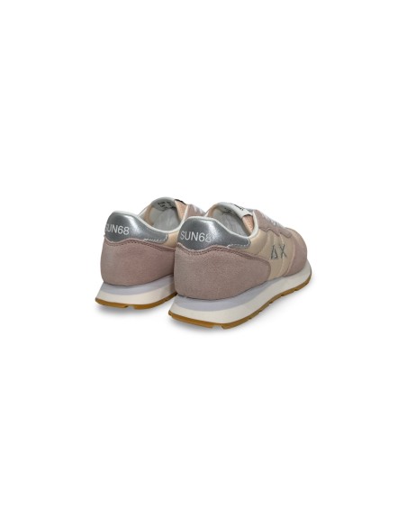 Sun68 Z35402T sneakers donna in camoscio/tessuto cipria