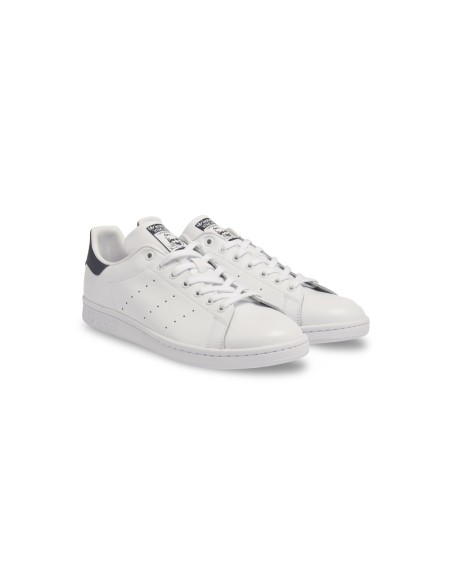 Adidas Stan Smith M20325 sneakers uomo in pelle bianco/blu