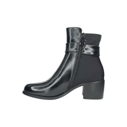 Solo Soprani SOLO32TR 218 stivaletti donna in similpelle nero 2