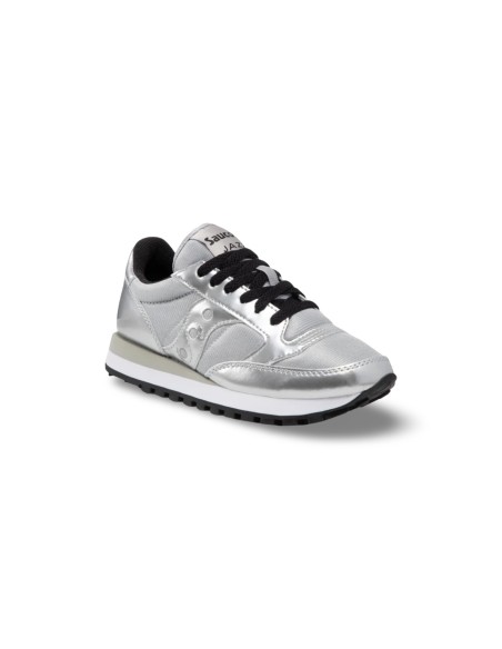 Saucony Jazz Original S1044-461 sneakers donna in similpelle argento