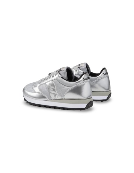Saucony Jazz Original S1044-461 sneakers donna in similpelle argento