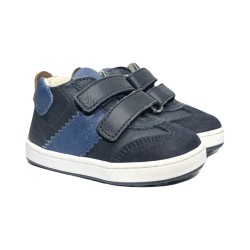 Balducci Soft CITA6207J sneakers bambino in pelle blu/jeans