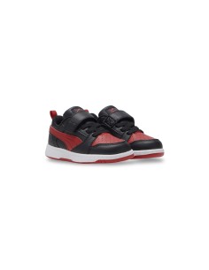 Puma Rebound V6 Lo Ac+Inf 397420 11 sneakers bambino in similepelle rosso/nero