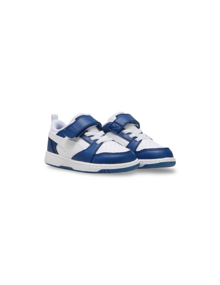 Puma Rebound V6 Lo AC+Inf 397420 21 sneakers bambino in similpelle blu/bianco
