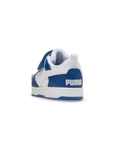 Puma Rebound V6 Lo AC+Inf 397420 21 sneakers bambino in similpelle blu/bianco 2