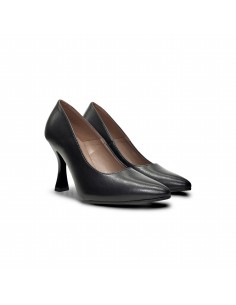 Sofia 9014 decollete' donna in pelle nero
