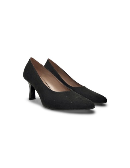 Sofia 8023 decollete' donna in camoscio nero