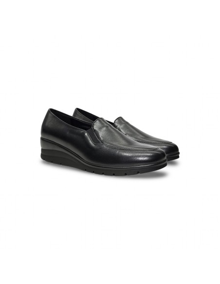 Sofia 535 slip on donna in pelle nero