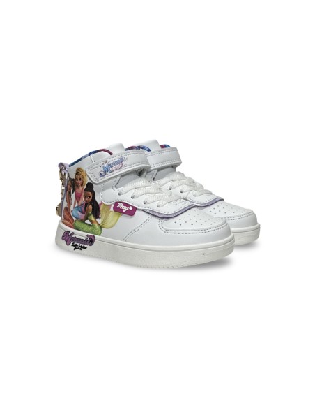 Primigi 8987022 sneakers bambina in similpelle bianco