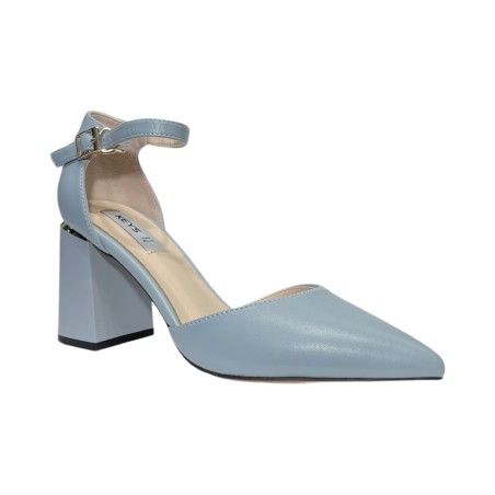 Keys K-9291 sandali donna in pelle di colore celeste