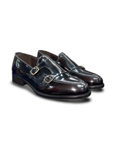 Ferrino Milano 027 mocassini uomo in pelle abrasivato castagno