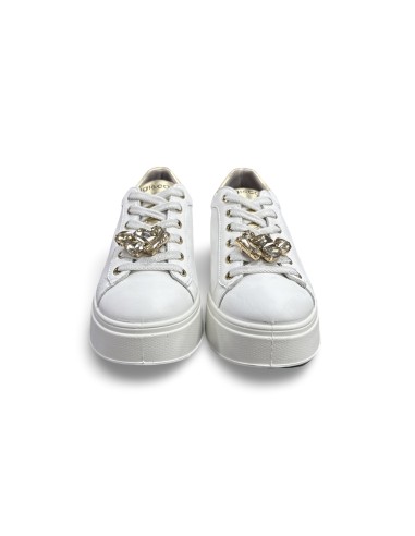 Igi&Co 8671211 sneakers donna in pelle bianco/oro
