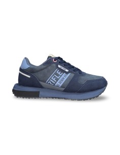 Rifle RFM523H00 sneakers uomo in camoscio/nabuk blu 2