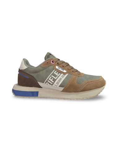 Rifle RFM523H00 sneakers uomo in camoscio/nabuk cognac