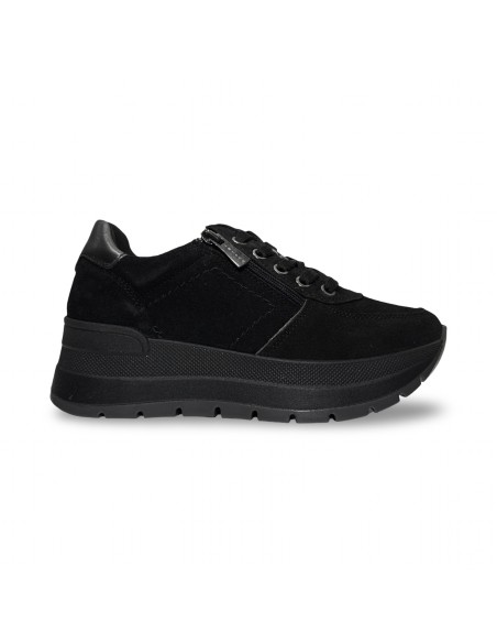 Igi&Co 8677400 sneakers donna in camoscio nero
