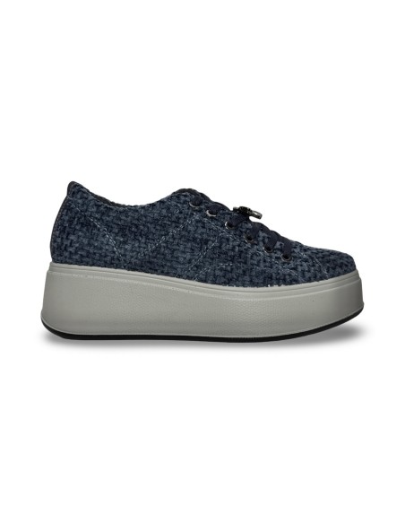 Igi&Co 8671400 sneakers donna in velluto blu
