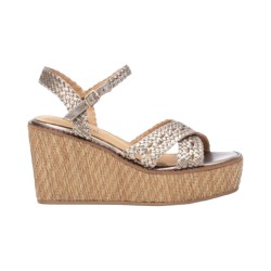 Carmela 161484 sandali donna in pelle intrecciata piombo