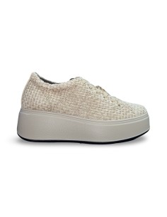Igi&Co 8671433 sneakers donna in velluto beige 2