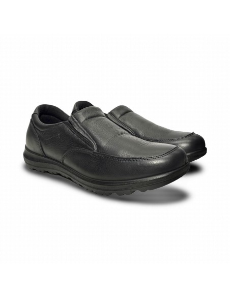 Enval Soft 8722500 slip on uomo in pelle nero