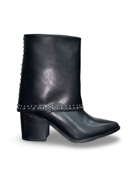 Solo Soprani S15 stivaletti donna in pelle nero