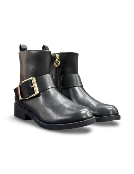 Solo Soprani S45 stivaletti donna in pelle nero