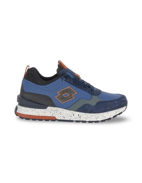 Lotto Leggenda Tokyo Shibuya 220332 BFX sneakers uomo in camoscio/tessuto blu