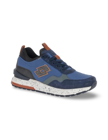 Lotto Leggenda Tokyo Shibuya 220332 BFX sneakers uomo in camoscio/tessuto blu